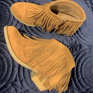 Suede Mocassin Booties